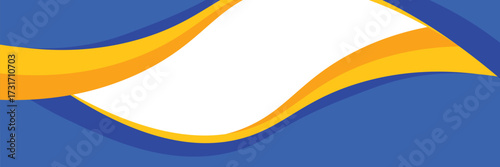 Modern Wave Corner Decorative Element.vector eps10