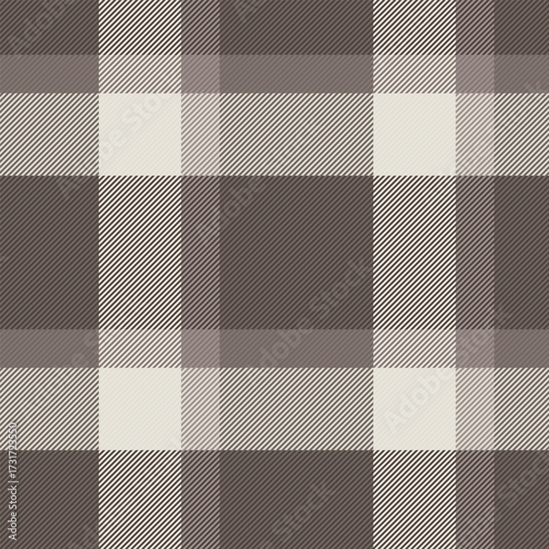 Suite seamless plaid background, random texture textile vector. Curve pattern fabric tartan check in pastel and white colors.