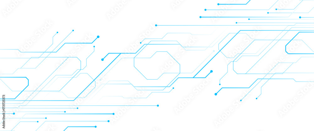 Obraz premium Vector abstract circuit technology business background of pattern with a circuit. 
