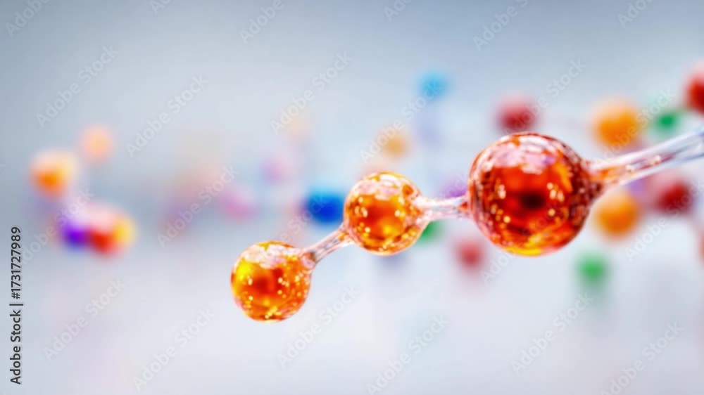 Molecular Structure and Science: An abstract image of molecular ...