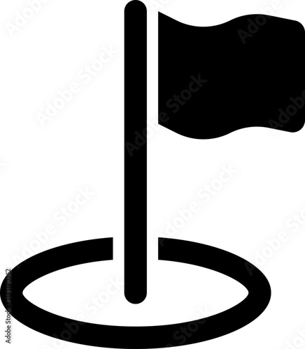 Black flag icon