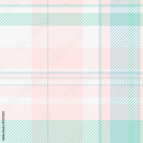 Soft pastel plaid pattern.  Versatile fabric texture with delicate colors. Ideal for backgrounds, textiles, and designs requiring a calming, gentle touch.