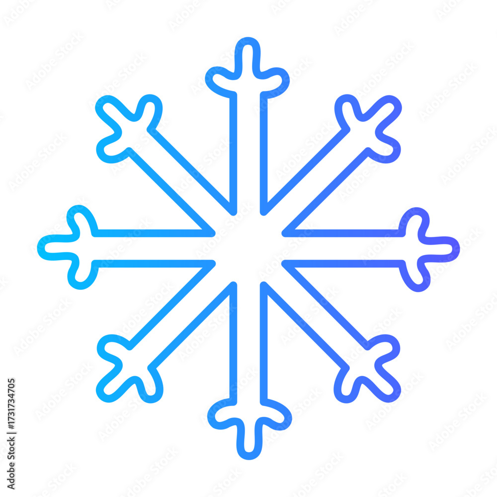 Obraz premium low temperature gradient icon