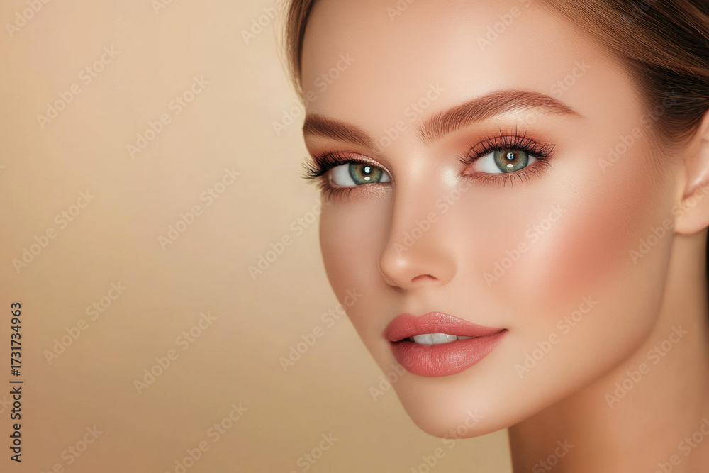 Fototapeta premium Beauty Portrait with Makeup