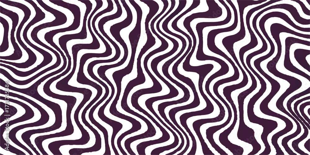 Obraz premium Abstract funky colorful striped heart geometric seamless vector pattern wallpaper texture backdrop