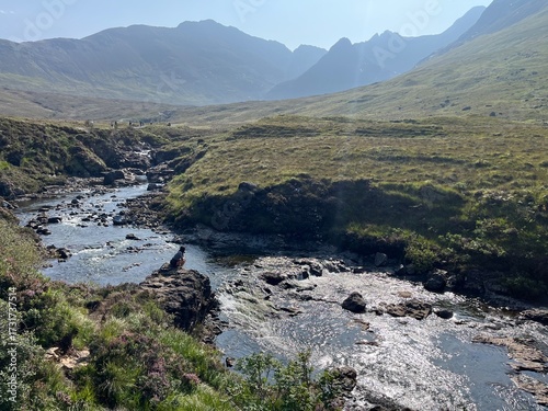 Fairy Pools (piscines des fées) sur l'île de Skye