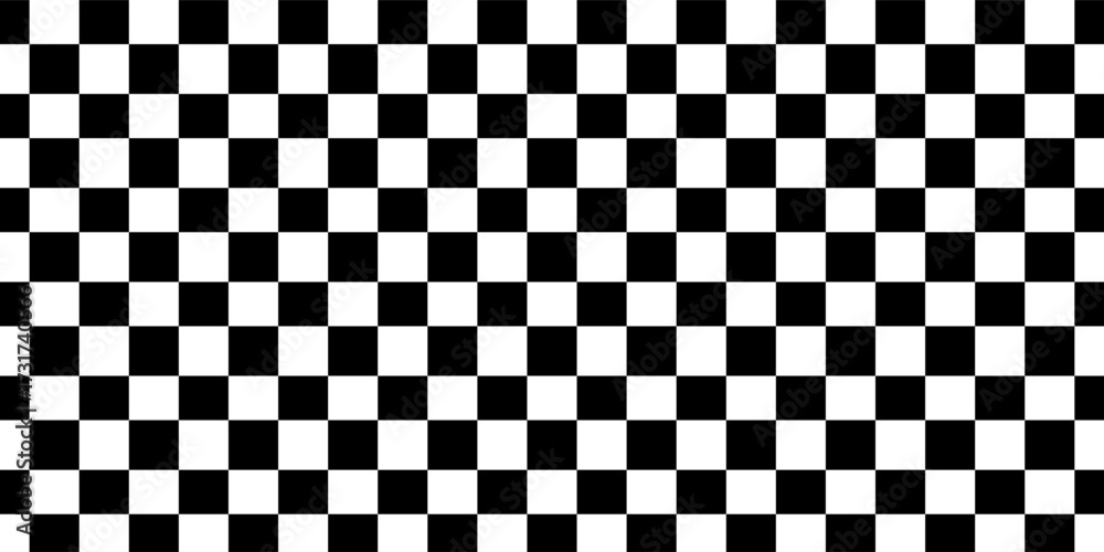 Fototapeta premium Checkered flag on black. Eps 10