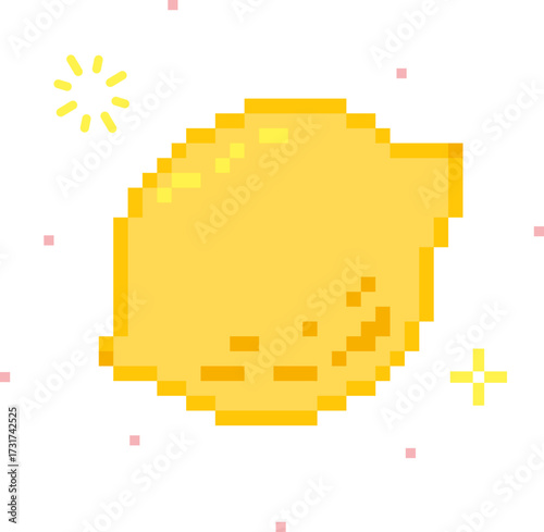 Cute Pixel Lemon