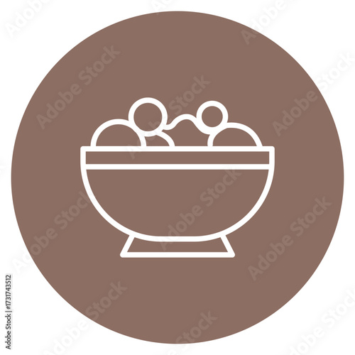 Granola icon vector image. Can be used for Morning and Breakfast.