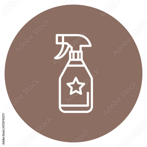 Sparay Bottle icon vector image. Can be used for House Cleaning.