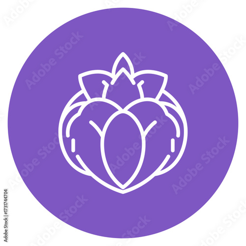 Brussels icon vector image. Can be used for Fruits and Vegetables.