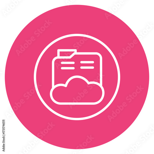 File Backup icon vector image. Can be used for Web Hosting.