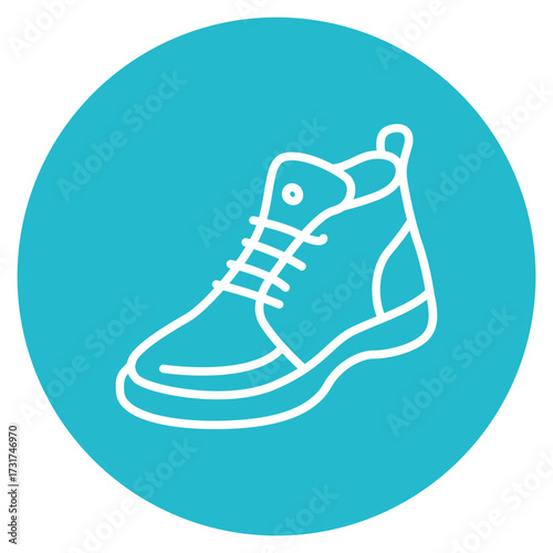 Shoes icon vector image. Can be used for Mall.