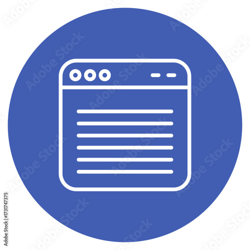 Website Layout icon vector image. Can be used for Computer Programming.