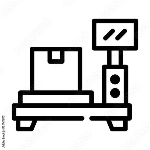 weighing Line Icon