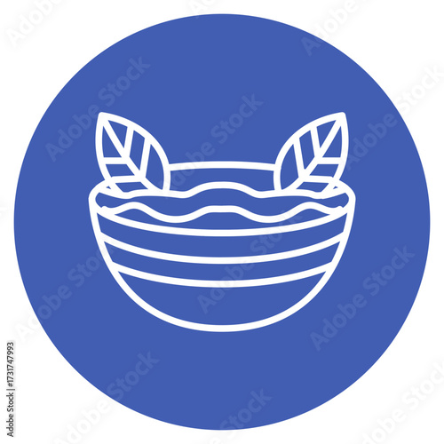 Spa Bowl icon vector image. Can be used for Spa.