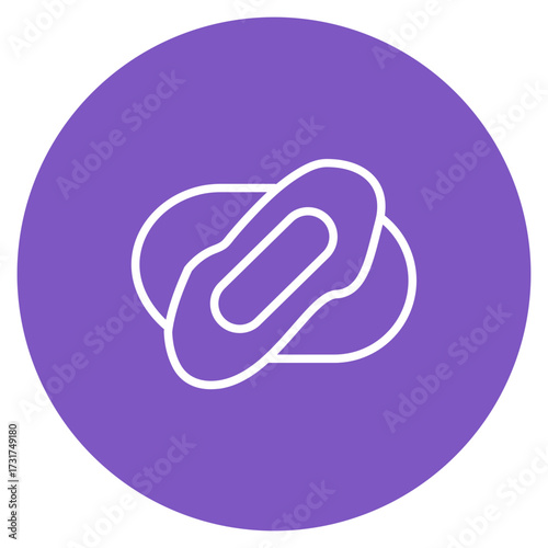Hyperlink icon vector image. Can be used for Online Marketing.