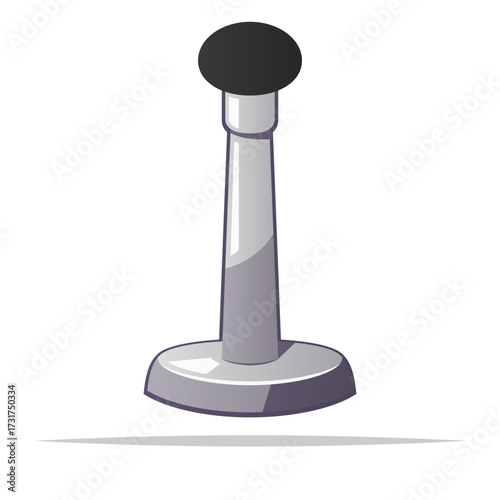 Door stopper vector isolated illustration