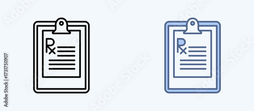 Prescription Multiple Style Icon Collection
