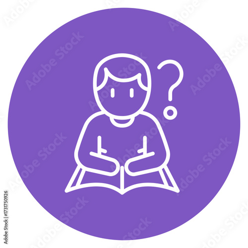 Questions icon vector image. Can be used for Project Management.