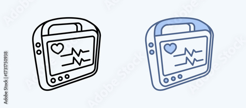 Monitor Multiple Style Icon Collection