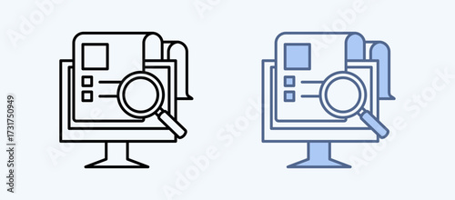 Electronic Health Record Multiple Style Icon Collection