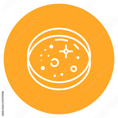 Petri Dish icon vector image. Can be used for Science Fiction.