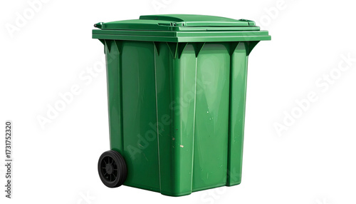 trash bin isolated on transparent background