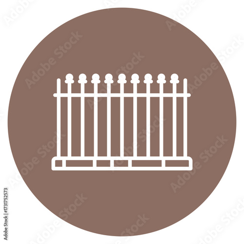 Jail Wall icon vector image. Can be used for Prison.