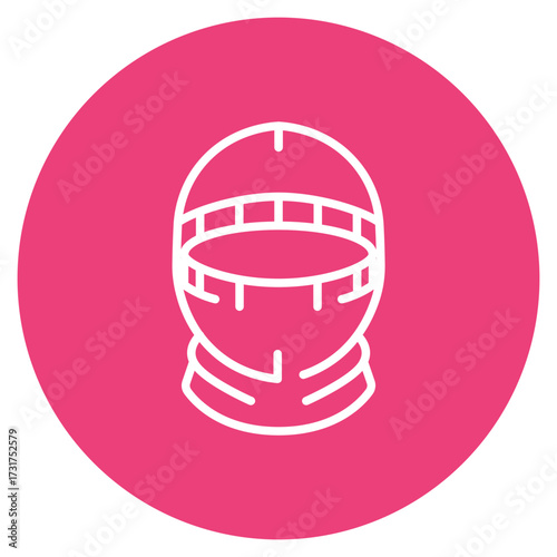 Balaclava icon vector image. Can be used for Prison.