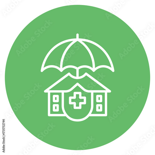 Insurance icon vector image. Can be used for Natural Disaster.