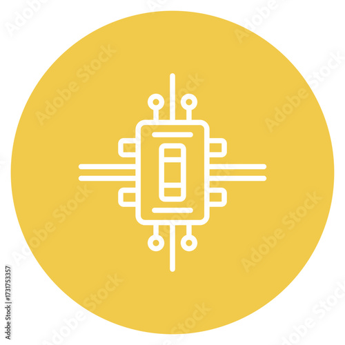 Circuit Breaker icon vector image. Can be used for Electric Circuits.