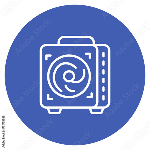 Generator icon vector image. Can be used for Electric Circuits.