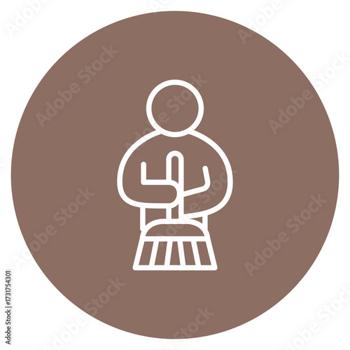 Cleaner icon vector image. Can be used for Women.