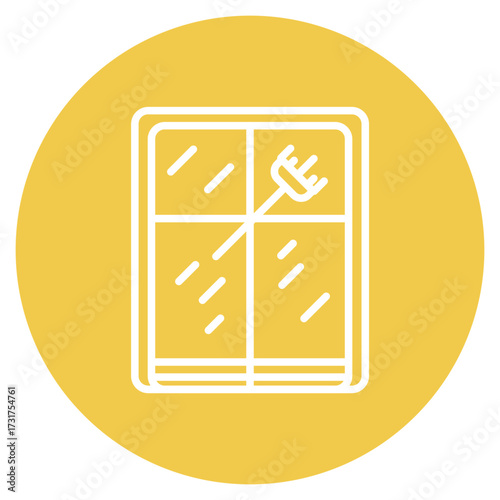 Cleaning Windows icon vector image. Can be used for Cleaning and Dusting.