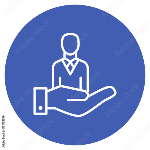 Responsibility icon vector image. Can be used for Personality Traits.