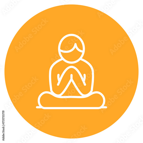 Patience icon vector image. Can be used for Personality Traits.