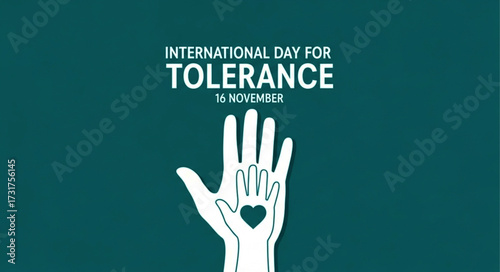 International Day for Tolerance: Hands Symbolizing Unity and Acceptance