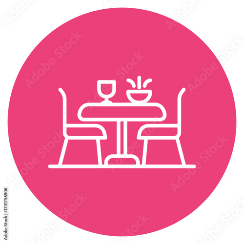 Restaurant icon vector image. Can be used for Amusement Park.