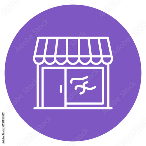 Candy Store icon vector image. Can be used for Amusement Park.