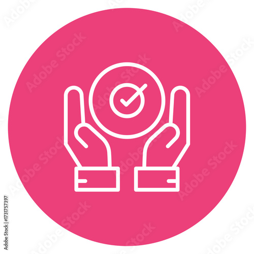 Consistency icon vector image. Can be used for Leadership.