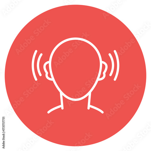 Listening icon vector image. Can be used for Leadership.