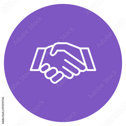 Negotiation icon vector image. Can be used for Leadership.
