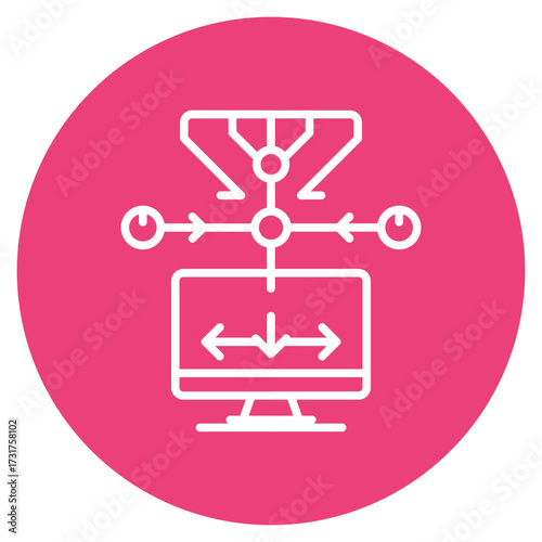 Network Congestion icon vector image. Can be used for Networking.