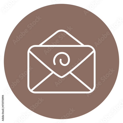 Email icon vector image. Can be used for Contact Us.