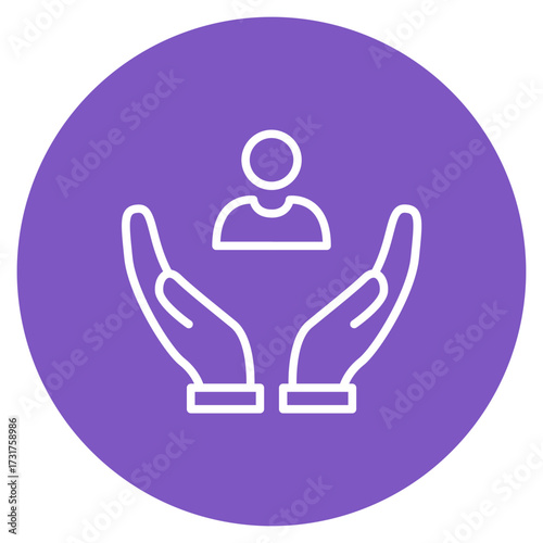 Support icon vector image. Can be used for Contact Us.