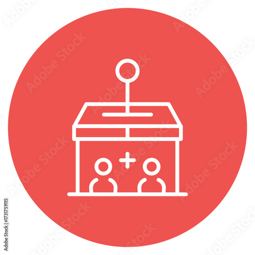 Suggestion Box icon vector image. Can be used for Contact Us.