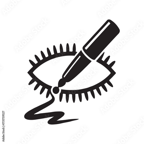 Eyeliner Solid Makeup Cosmetic Icon