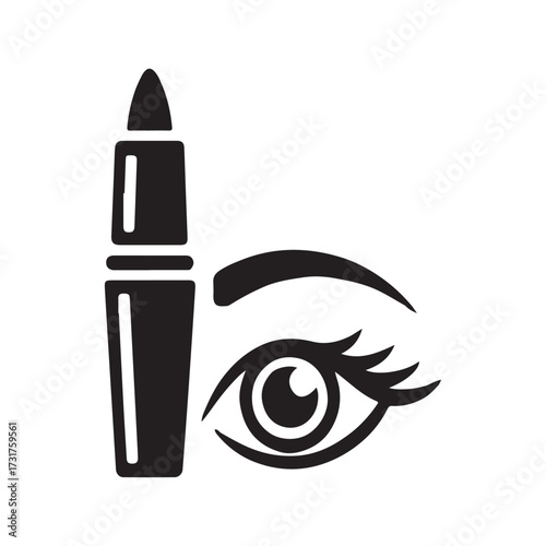 Eyeliner Solid Beauty Product Icon