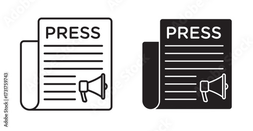 press release icon